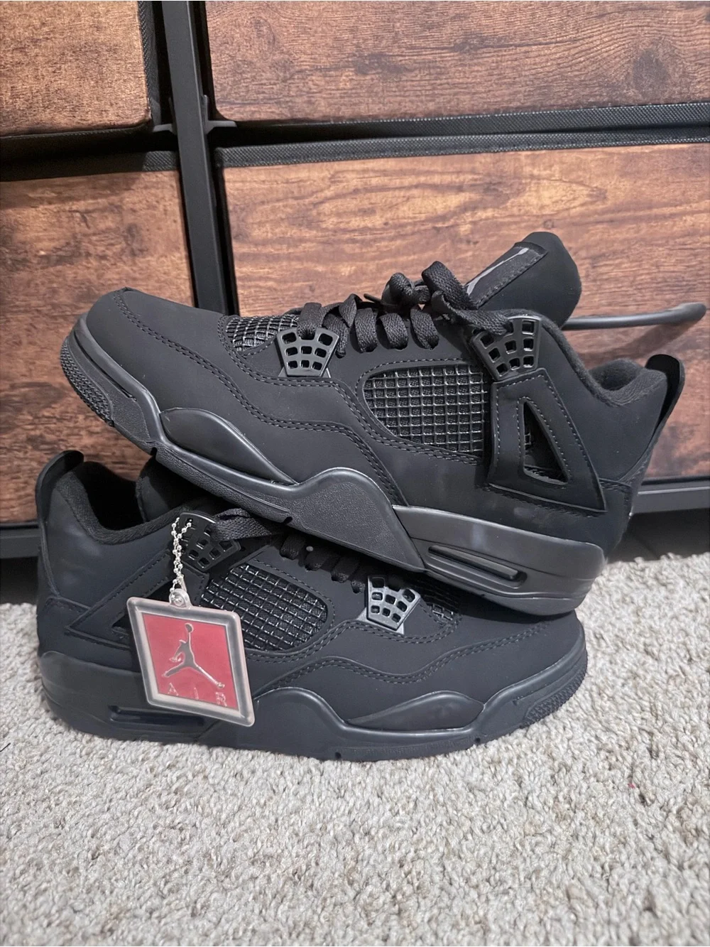 Jordan Men's Black Retro Basketball Sneakers